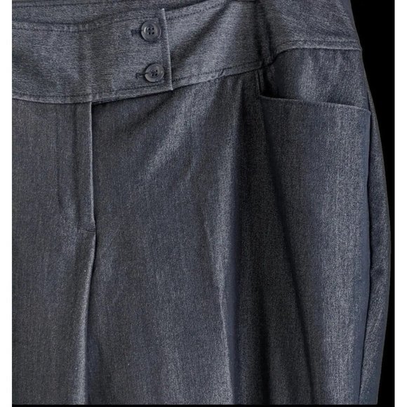 Lane Bryant Womens Wide Leg Pants Plus Size 18 Blue Jean High Waist Trousers NWT - Picture 7 of 9